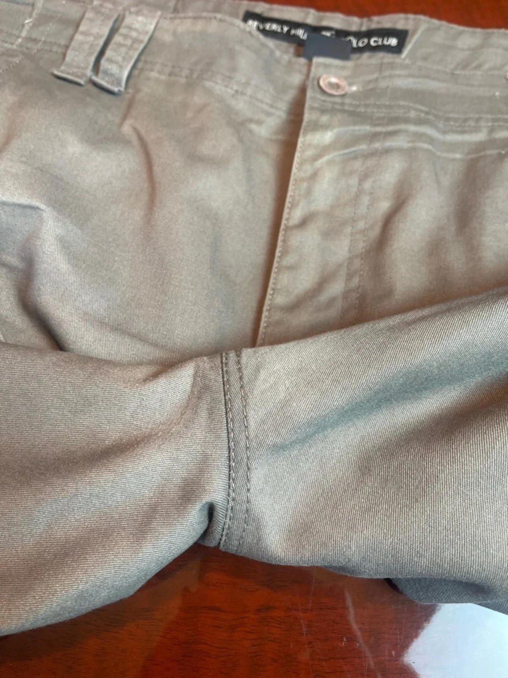 Beverly Hills Polo Club Cargo Pants Men’s 38x28 Gray Utility Workwear Gorpcore